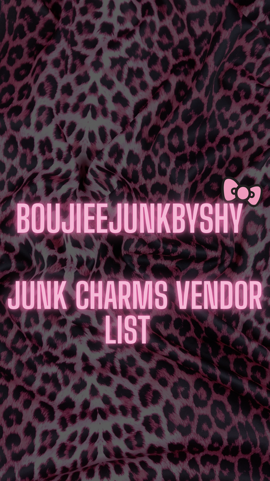 Junk Charms Vendor List (NOT ACTUAL CHARMS)